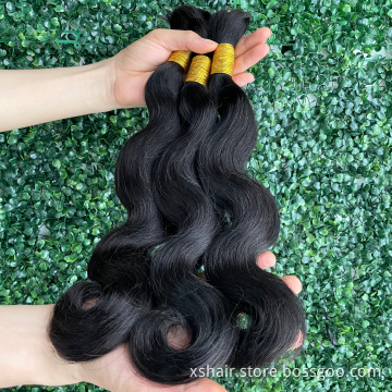 12A Double Drawn Raw Virgin Cuticle Aligned Human Brading Hair Weaves Bundles,Bone Straight Align Virgin Hair Extension Vendors
